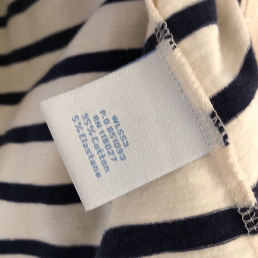 Boden Navy and Cream Tee - Picture 3 of 3
